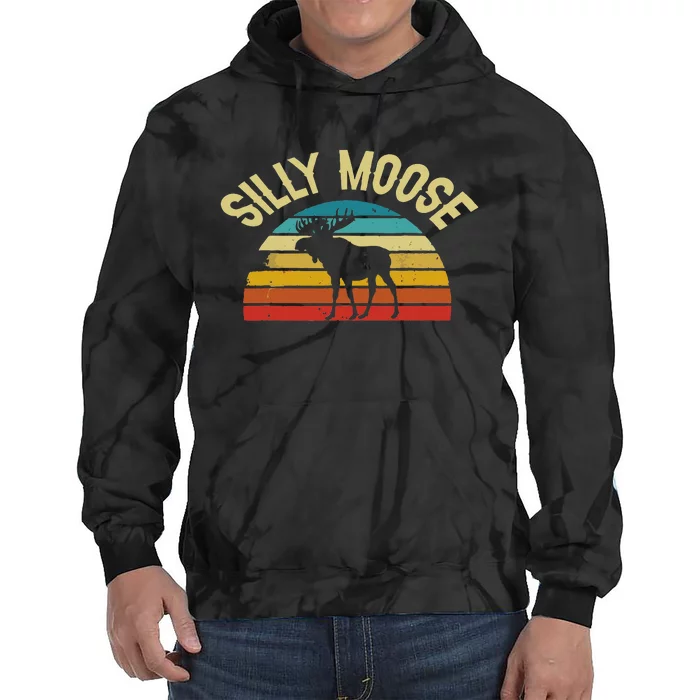 Silly Moose Funny Word Pun Funny Quotes Sayings Joke Humor Tie Dye Hoodie