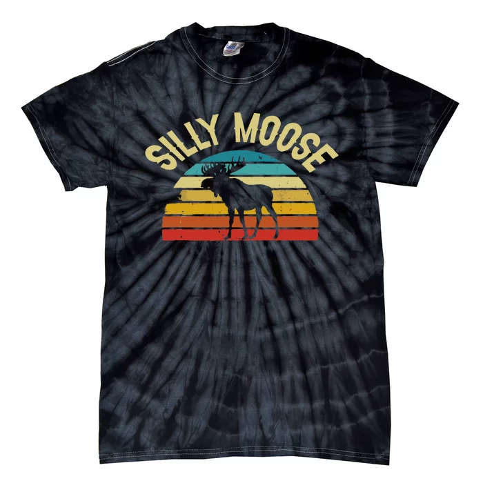 Silly Moose Funny Word Pun Funny Quotes Sayings Joke Humor Tie-Dye T-Shirt