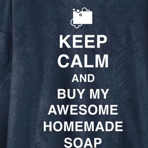 Soap Maker / Funny Craft Fair Home Soap Making Gift Hooded Wearable Blanket