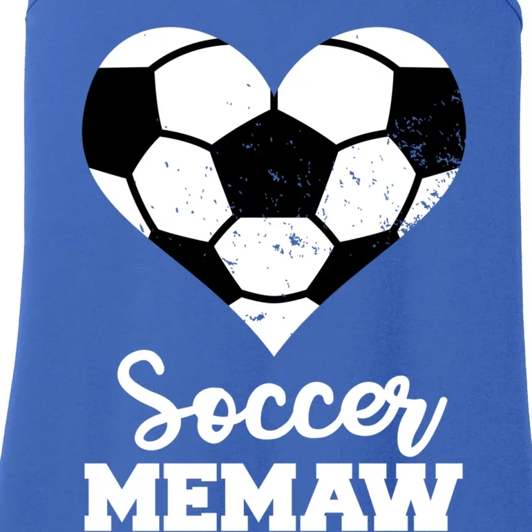 Soccer Memaw Funny Soccer Player Memaw Funny Gift Ladies Essential Tank