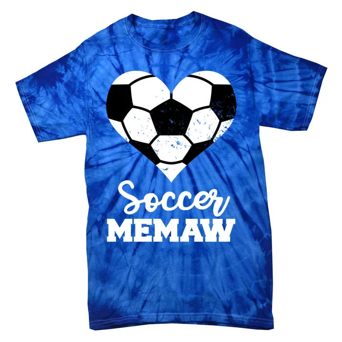 Soccer Memaw Funny Soccer Player Memaw Funny Gift Tie-Dye T-Shirt