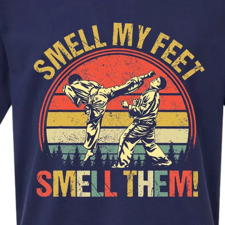 Smell My Feets Karate Smell Them Martial Art Combat Sport Sueded Cloud Jersey T-Shirt