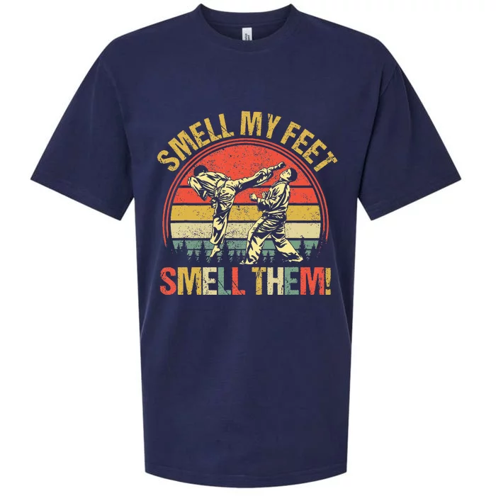 Smell My Feets Karate Smell Them Martial Art Combat Sport Sueded Cloud Jersey T-Shirt