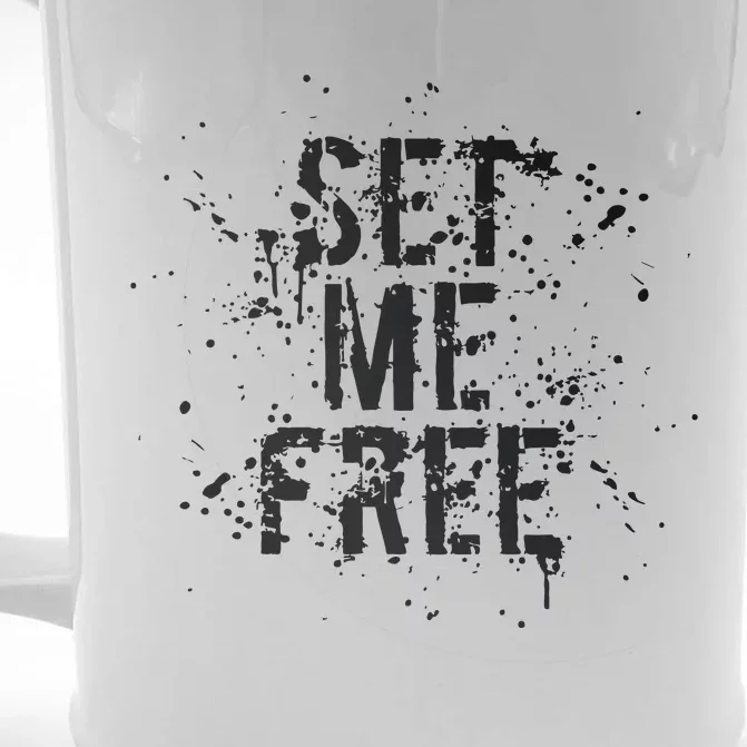 Set Me Free Front & Back Beer Stein