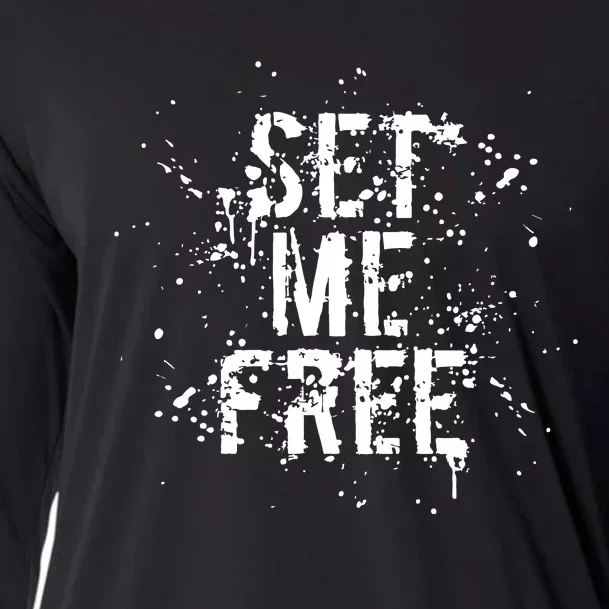 Set Me Free Cooling Performance Long Sleeve Crew