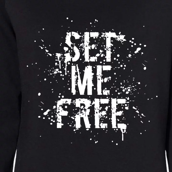 Set Me Free Womens California Wash Sweatshirt