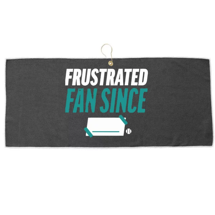 Seattle Mariners Frustrated Fan Since Large Microfiber Waffle Golf Towel