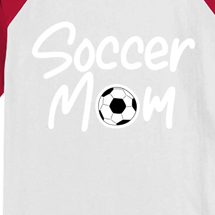 Soccer Mom For Soccer Mama Cool Gift Kids Colorblock Raglan Jersey