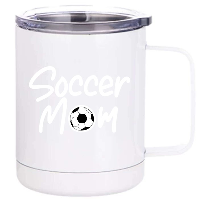 Soccer Mom For Soccer Mama Cool Gift Front & Back 12oz Stainless Steel Tumbler Cup