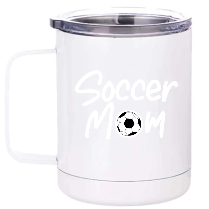 Soccer Mom For Soccer Mama Cool Gift Front & Back 12oz Stainless Steel Tumbler Cup