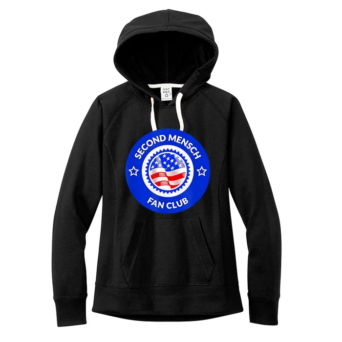 Second Mensch Fan Club Women's Fleece Hoodie