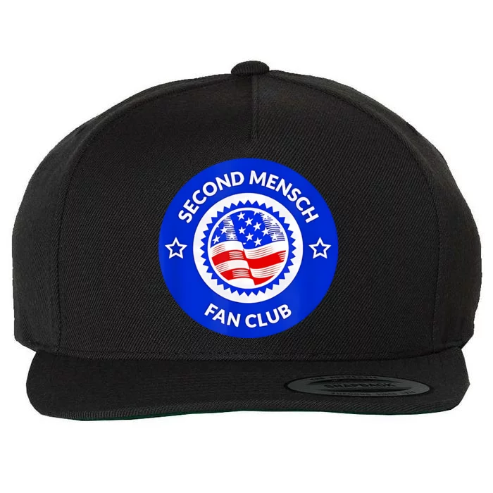 Second Mensch Fan Club Wool Snapback Cap