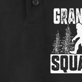 Squatchy Matching Family Bigfoot Grandma Squatch Dry Zone Grid Performance Polo