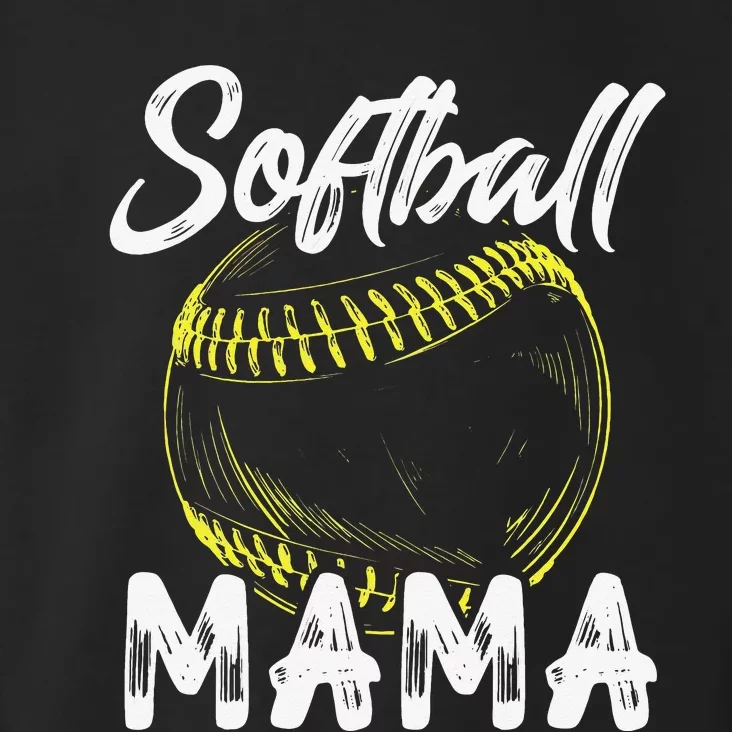 Softball Mama For  Family Matching Players Mothers Day Toddler Hoodie