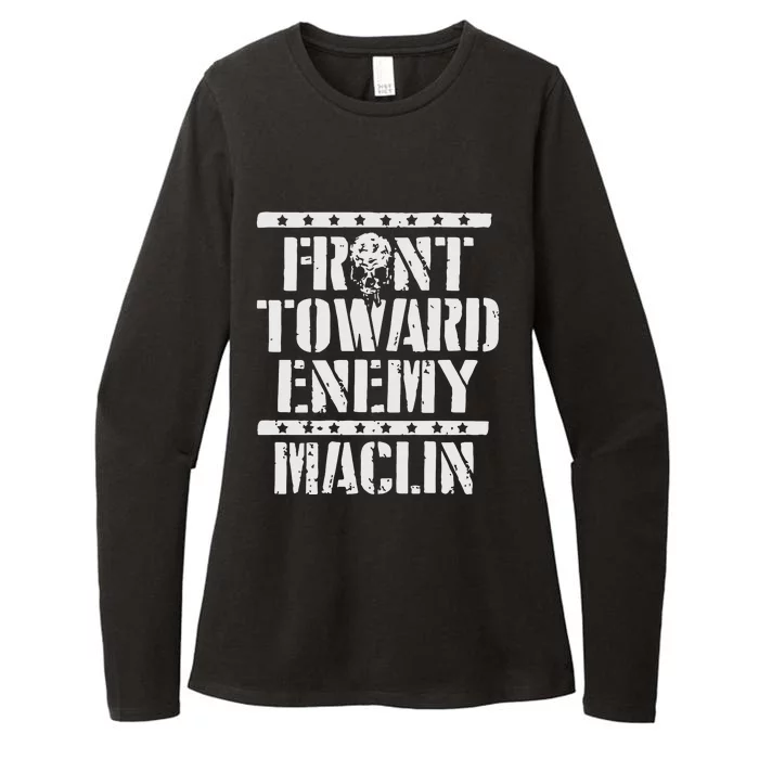 Steve Maclin Front Toward Enemy Womens CVC Long Sleeve Shirt