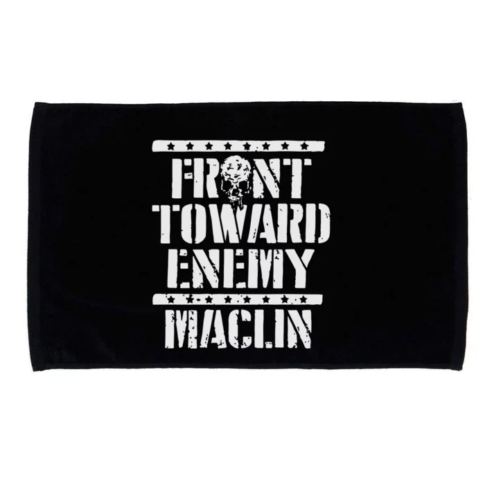 Steve Maclin Front Toward Enemy Microfiber Hand Towel