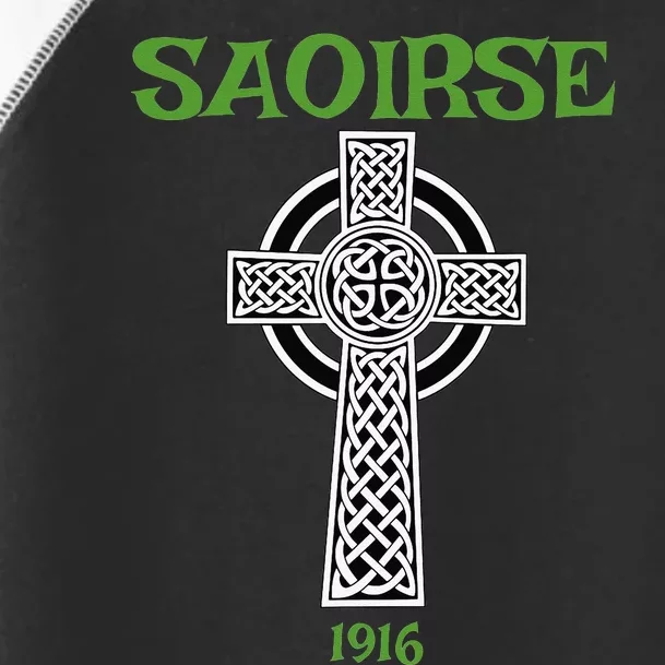 Saoirse meaning Freedom Irish Republican With Celtic Cross Toddler Fine Jersey T-Shirt