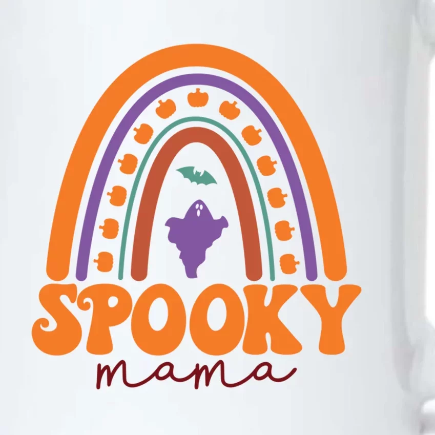 Spooky Mama Funny Halloween Mom Mother Mommy Funny Gift Black Color Changing Mug