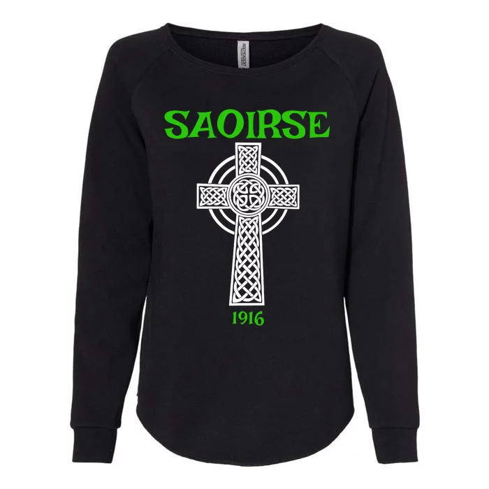 Saoirse Meaning Freedom Womens California Wash Sweatshirt