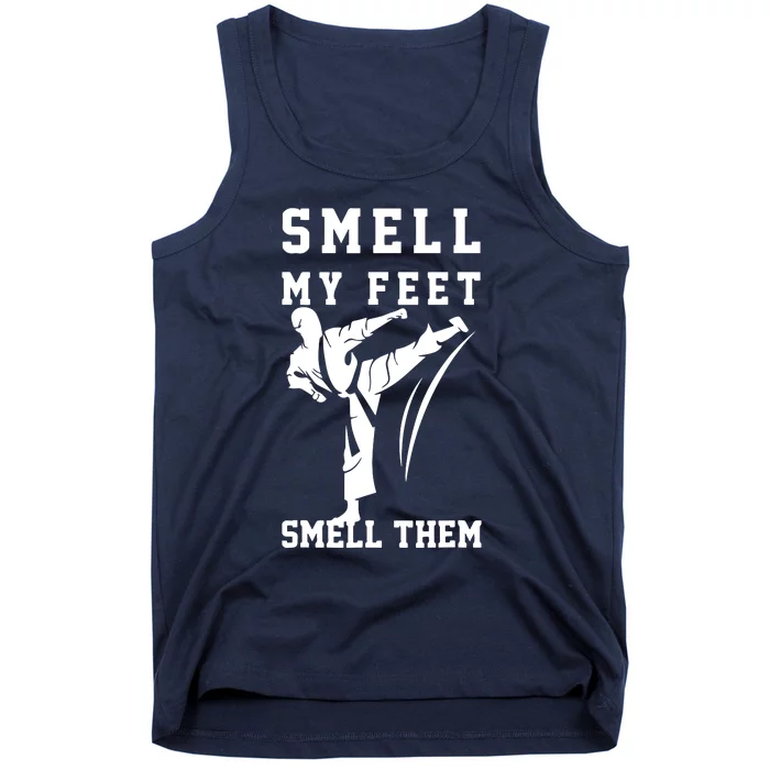 Smell My Feet Funny Taekwondo Tank Top