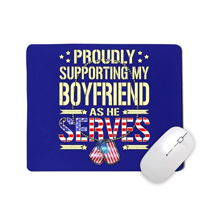 Support My Friend As He Serves Proud Army Friend Gift Mousepad