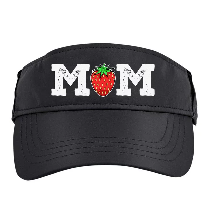 Strawberry Mom Fruit Lover Fruitarian Mother's Day Berry Adult Drive Performance Visor