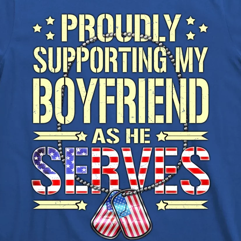 Support My Friend As He Serves Proud Army Friend Gift Cute Gift T-Shirt