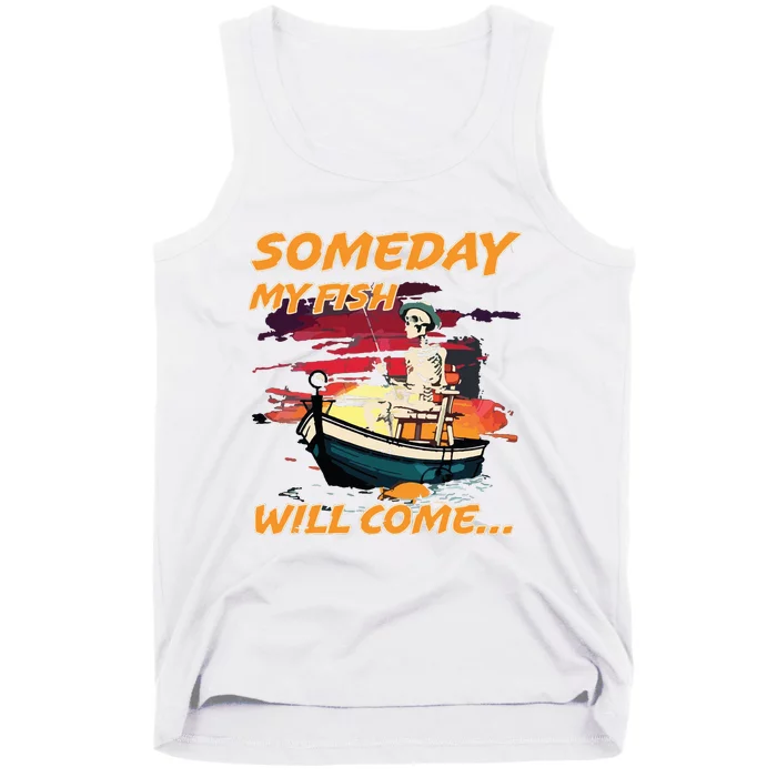 Someday My Fish Will Come Vintage 90s Tank Top