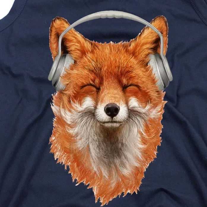 Smiling Musical Fox Tank Top