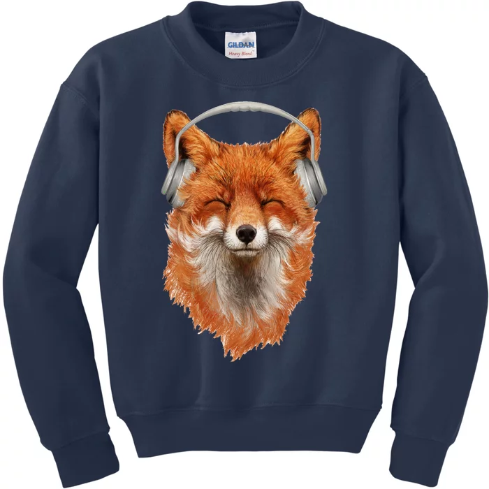 Smiling Musical Fox Kids Sweatshirt