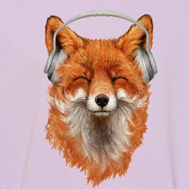 Smiling Musical Fox Garment-Dyed Sweatshirt