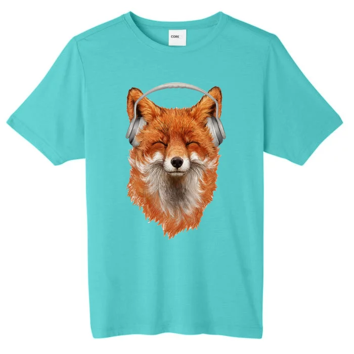 Smiling Musical Fox ChromaSoft Performance T-Shirt