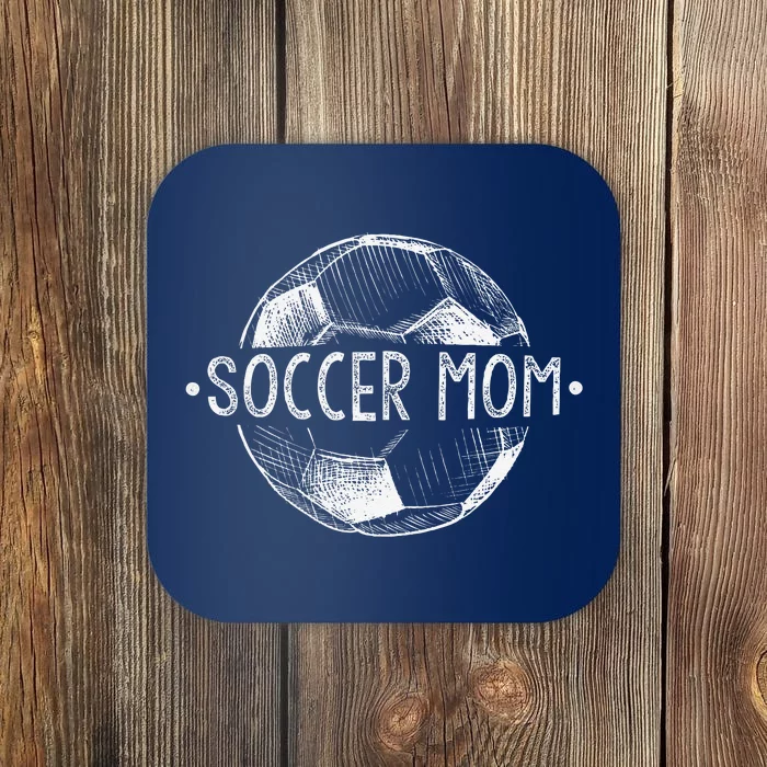 Soccer Mom Family Matching Team Player Gifts Soccer Mama Coaster