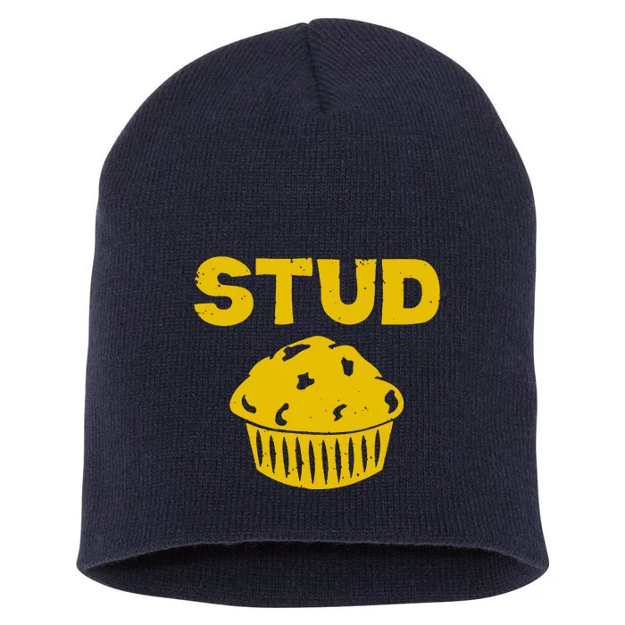 Stud Muffin Funny Short Acrylic Beanie