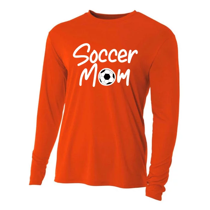 Soccer Mom For Soccer Mama Gift Cooling Performance Long Sleeve Crew