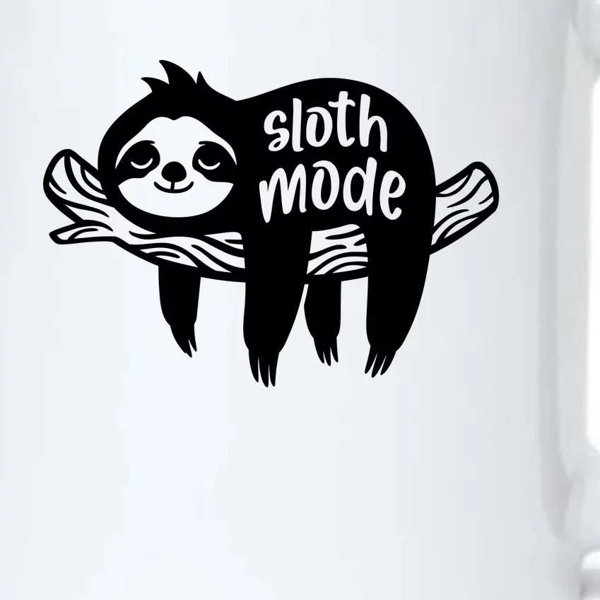 Sloth Mode Funny T Black Color Changing Mug