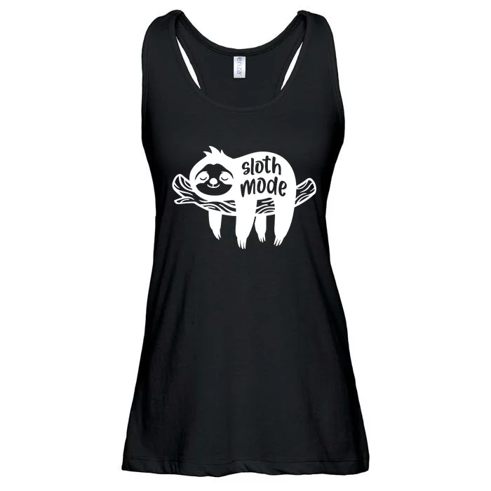 Sloth Mode Funny T Ladies Essential Flowy Tank