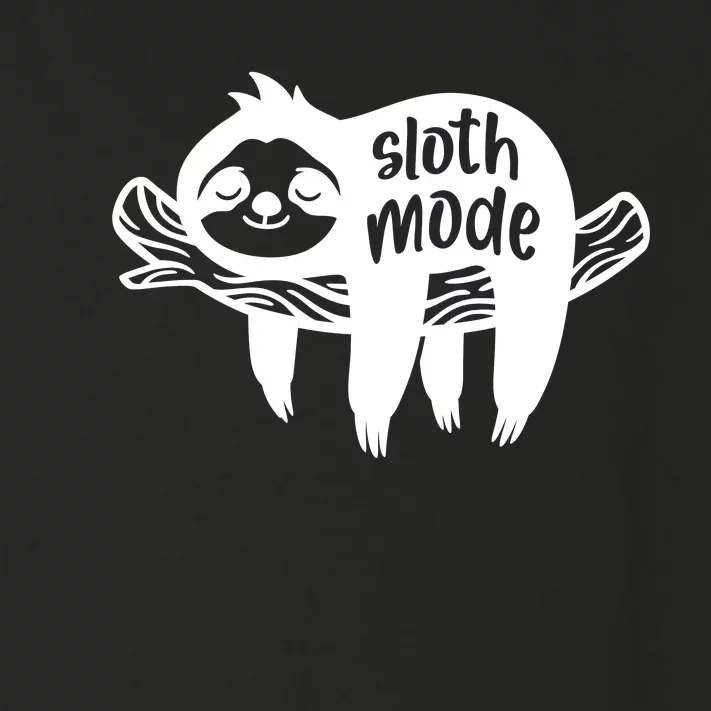 Sloth Mode Funny T Toddler Long Sleeve Shirt