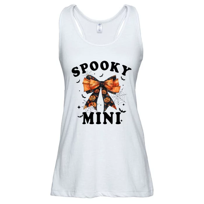 Spooky Mini Funny Pumpkin Halloween Season Matching Family Ladies Essential Flowy Tank