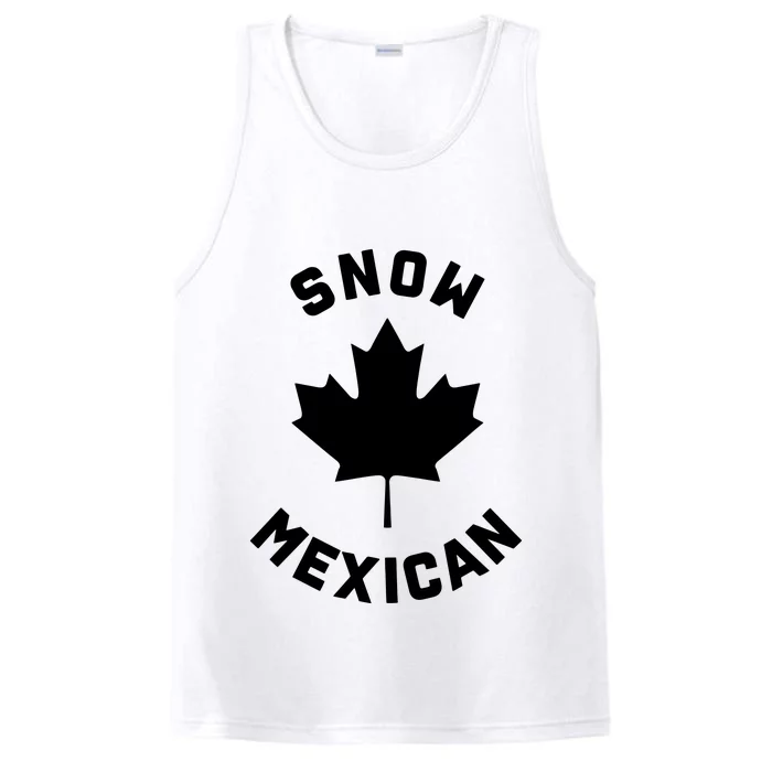 Snow Mexican Funny Canadian Canada Meme Performance Tank