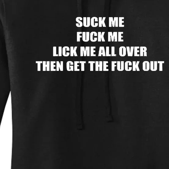 Suck Me Fuck Me Women's Pullover Hoodie