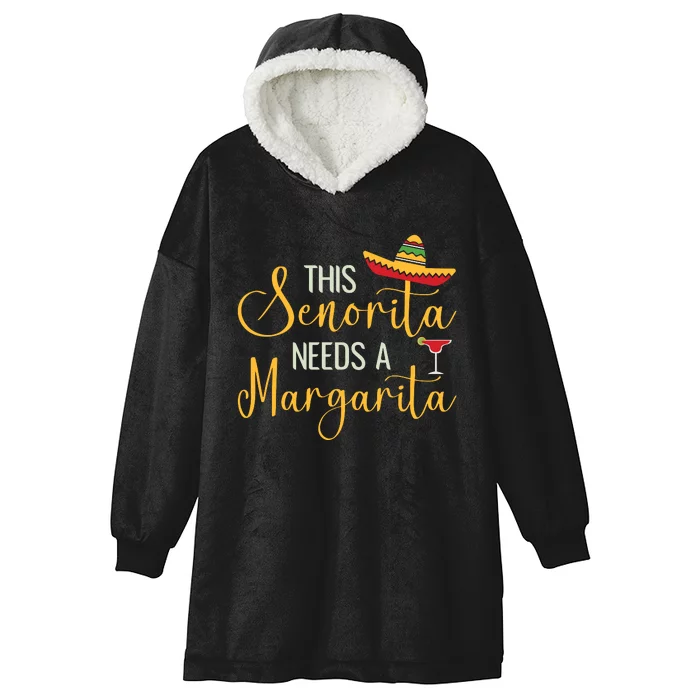 Senorita Margarita Fun Hooded Wearable Blanket