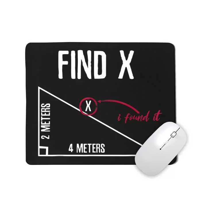 Sarcastic Math Found The 'X' Mousepad