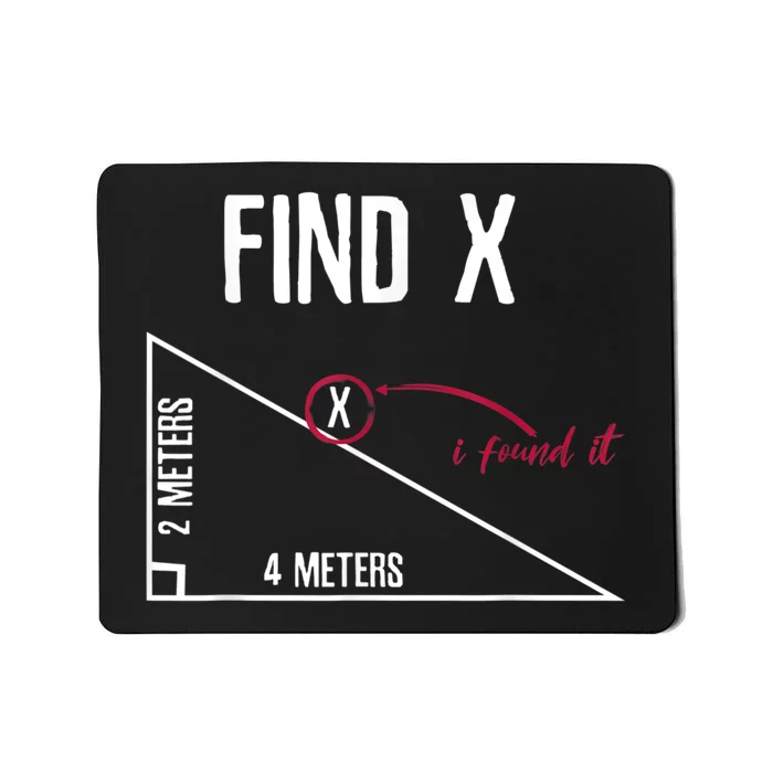 Sarcastic Math Found The 'X' Mousepad