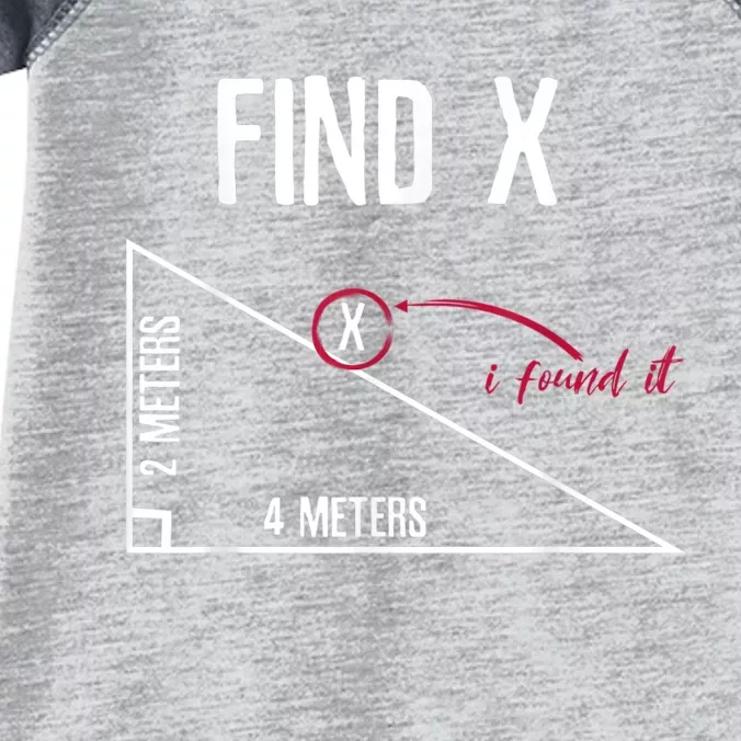 Sarcastic Math Found The 'X' Infant Baby Jersey Bodysuit