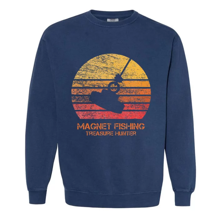 Sunset Magnet Fishing Garment-Dyed Sweatshirt