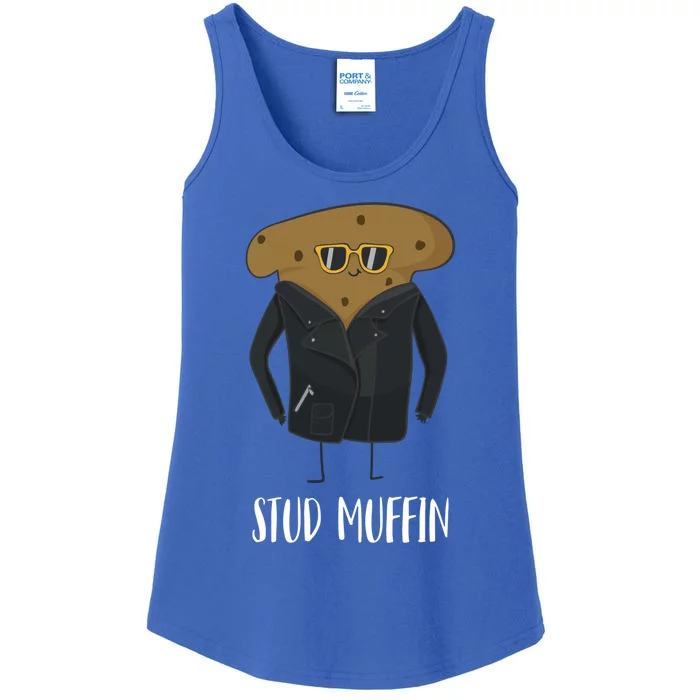 Stud Muffin Funny Muffin For Bakers Gift Ladies Essential Tank