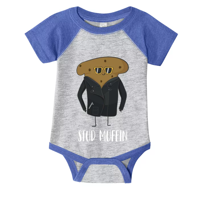 Stud Muffin Funny Muffin For Bakers Gift Infant Baby Jersey Bodysuit