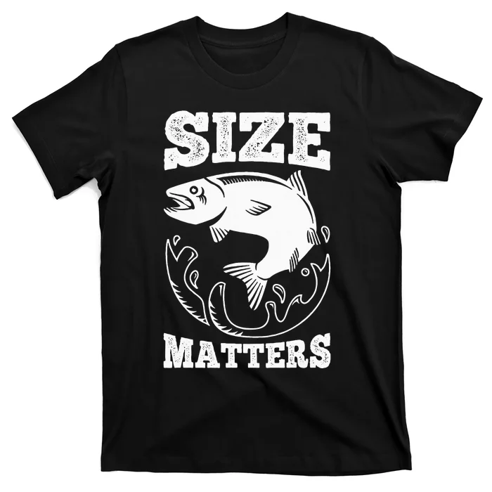 Size Matters Funny Fishing Fisherman T-Shirt