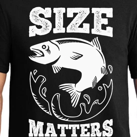 Size Matters Funny Fishing Fisherman Pajama Set